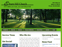 Tablet Screenshot of elburnhillchurch.org